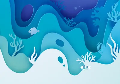 Conceptual illustration of coral Conceptual illustration of coral